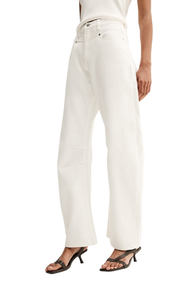 Chelsea Denim Jean - White