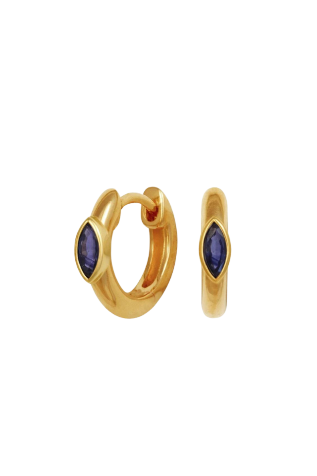 Chrysalis Earrings - Sapphire