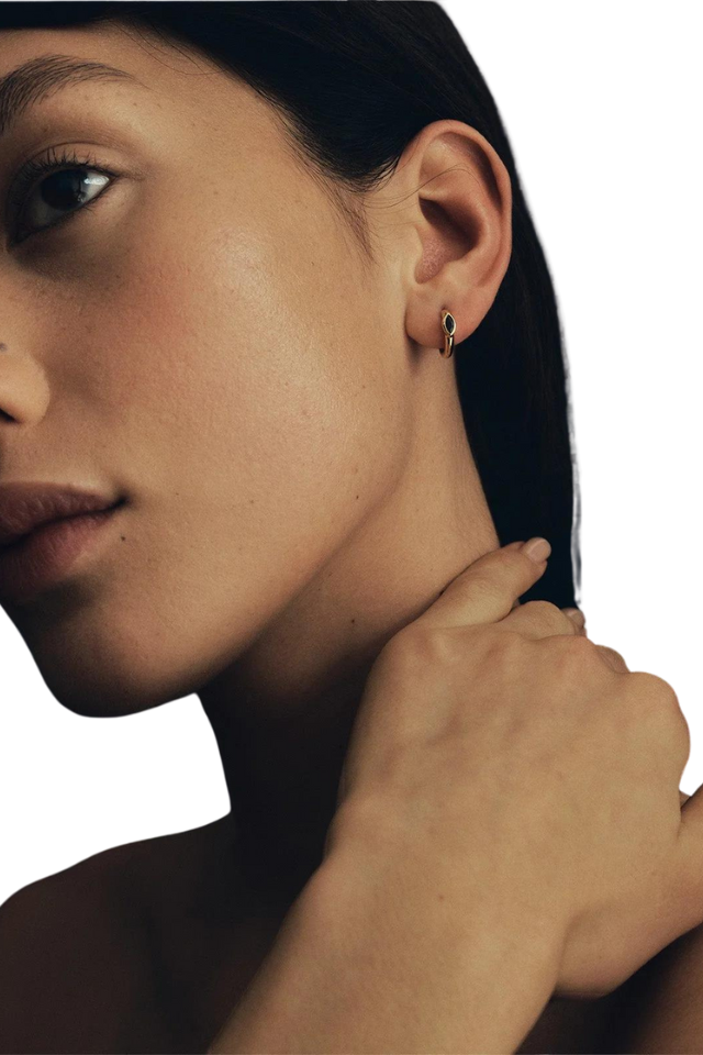 Chrysalis Earrings - Sapphire