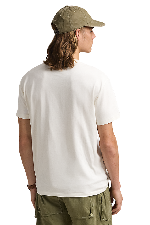 Classic Fit Embroidered Jersey T-Shirt - Nevis