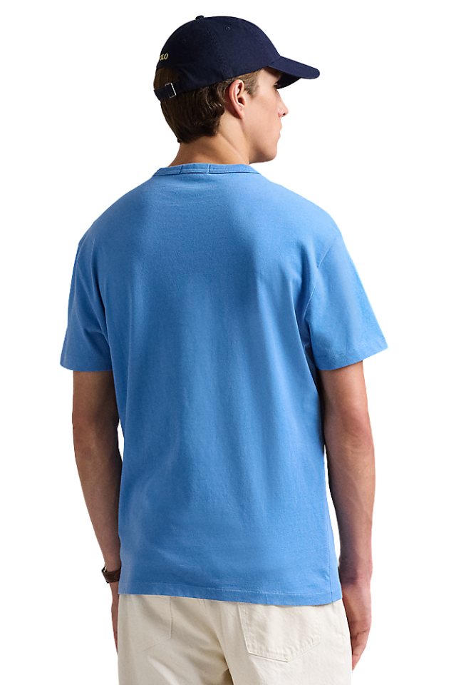 Classic Fit Jersey Crewneck T-Shirt - Blue Orbit