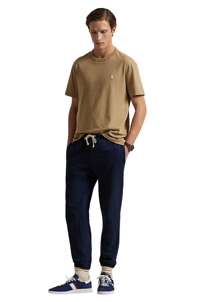 Classic Fit Jersey Crewneck T-Shirt - Desert Khaki