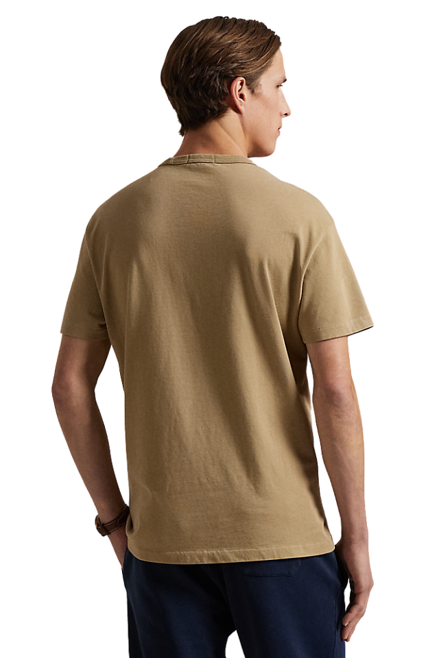 Classic Fit Jersey Crewneck T-Shirt - Desert Khaki