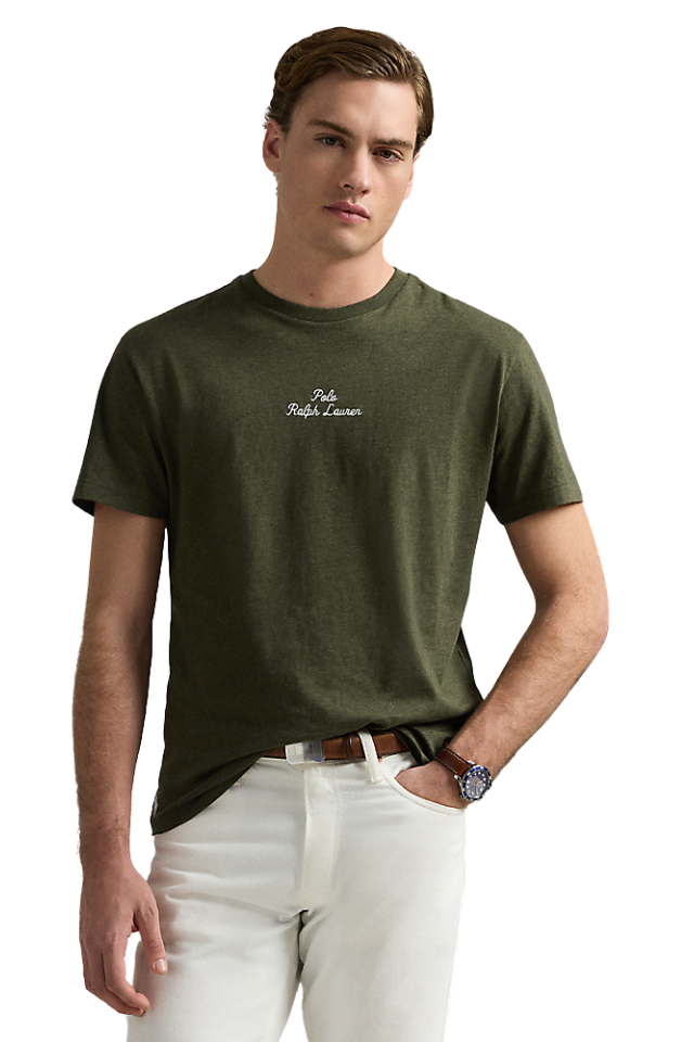 Classic Fit Logo Jersey T-Shirt - Alpine Heather