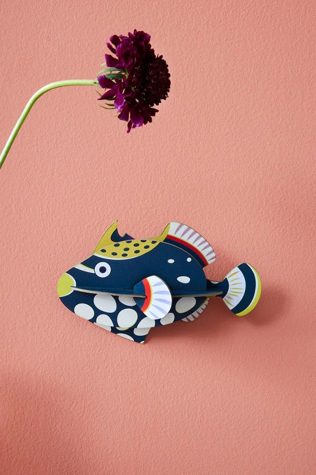 Wall Art Sea Creatures - Clown Triggerfish