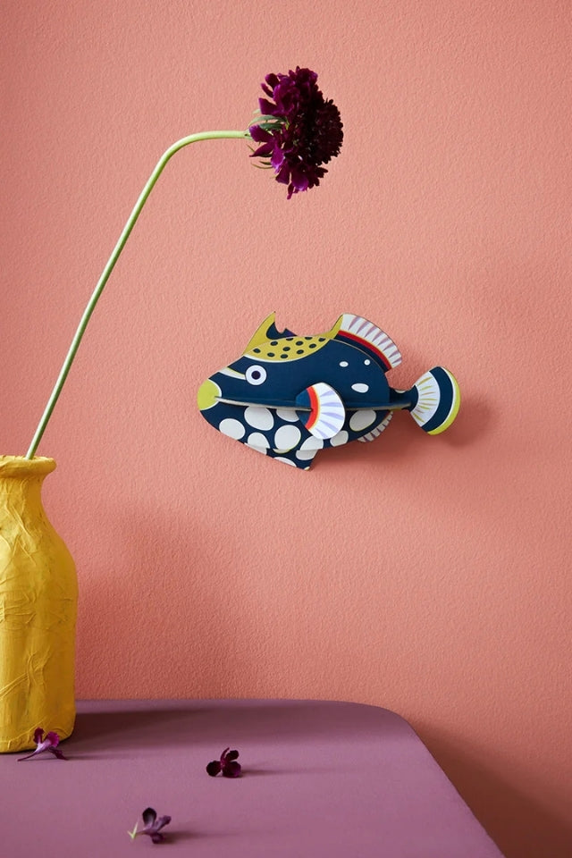 Wall Art Sea Creatures - Clown Triggerfish