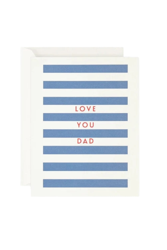 Card | Love You Dad Stripes