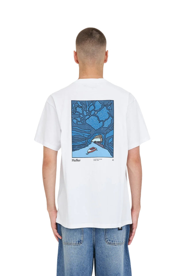 Sup Tee 190/ Caves - White