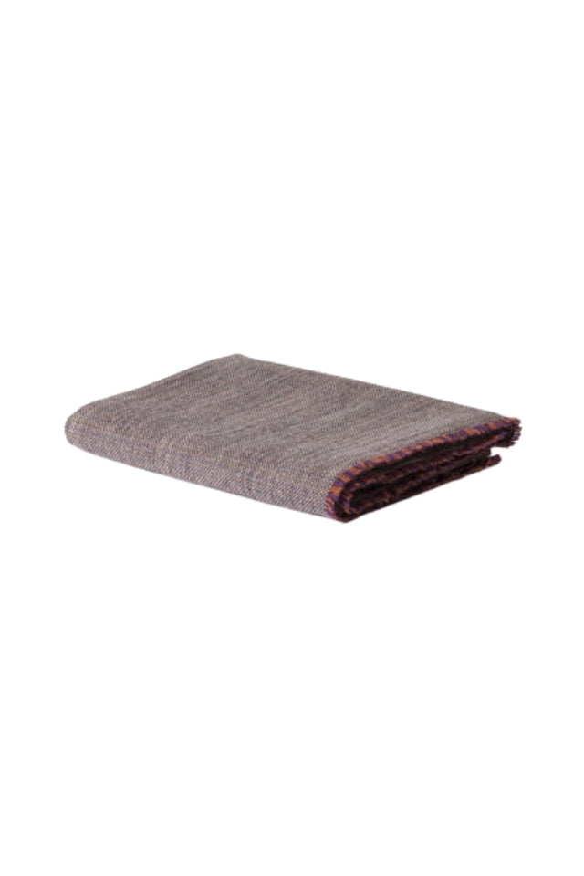 Misto Blanket - Navy/Persimmon