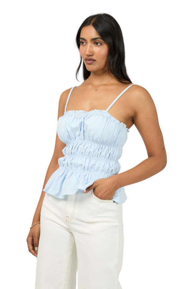 Cora Top - Sky Blue