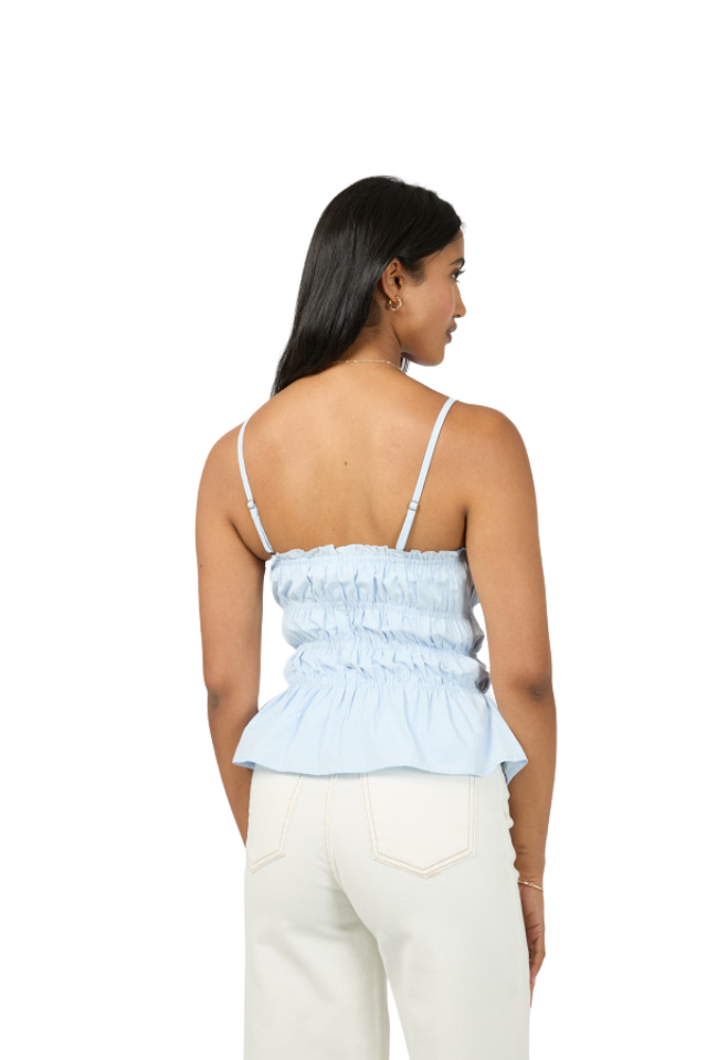 Cora Top - Sky Blue