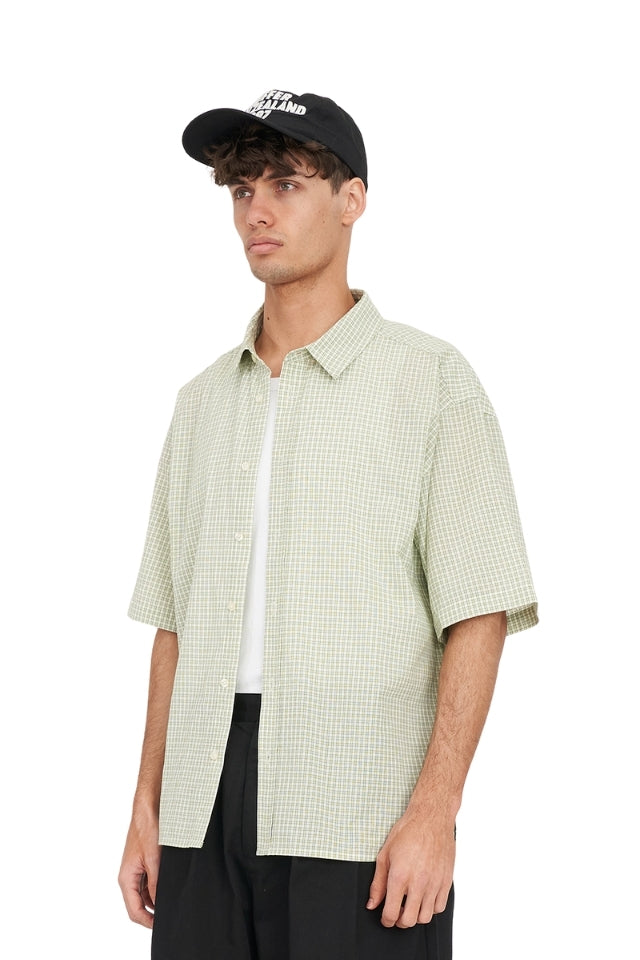 Crosby Ss Shirt - Matcha/Chalk