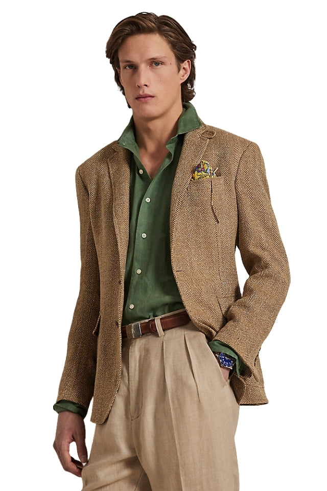 Custom Fit Linen Shirt - Natural