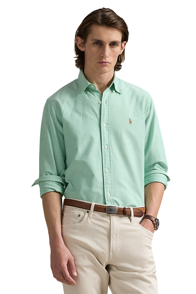 Custom Fit Oxford Shirt - Summer Emerald