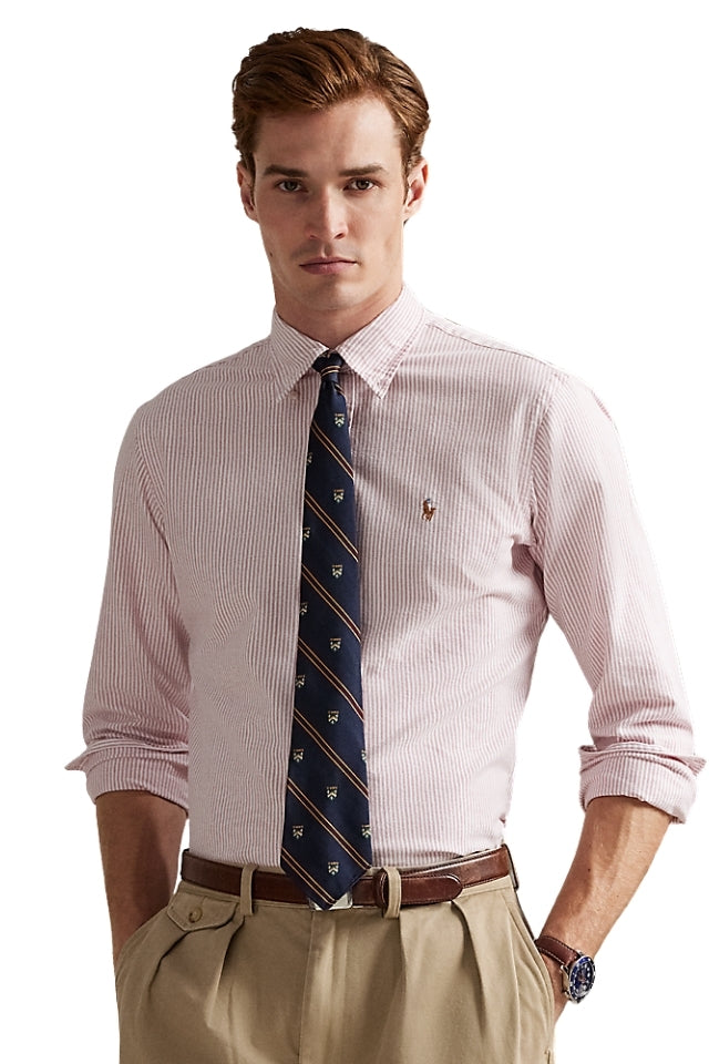 Custom Fit Striped Oxford Shirt
