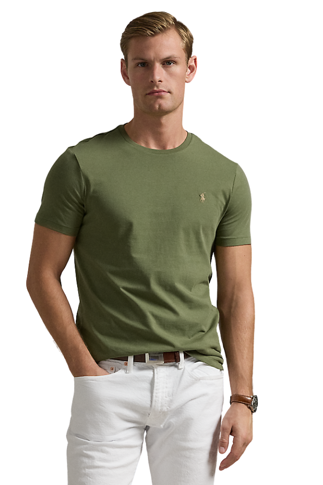 Custom Slim Fit Jersey Crewneck T-Shirt - Garden Trail