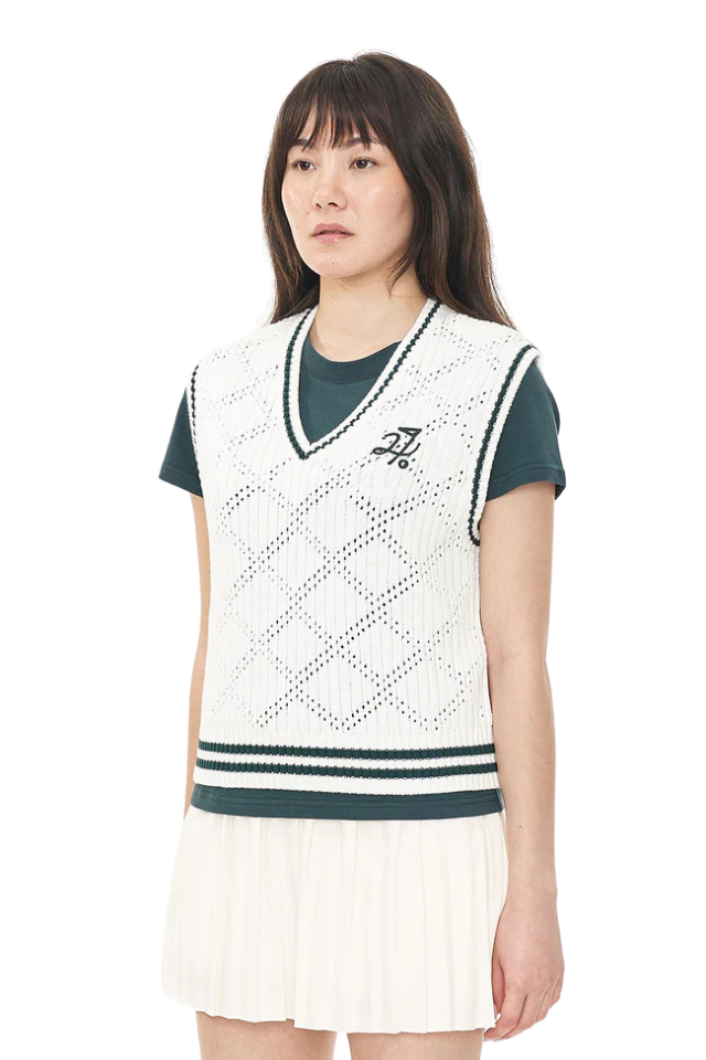 Diamond Crop Vest