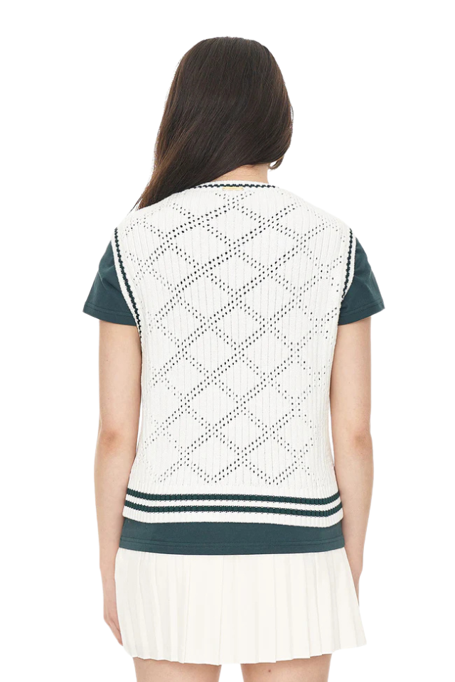 Diamond Crop Vest