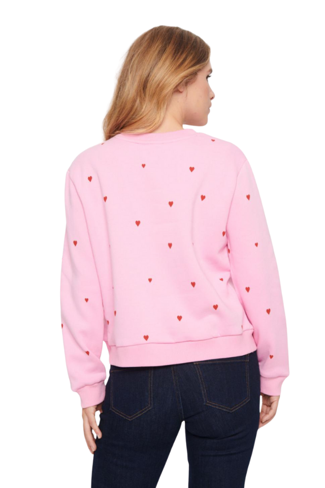 Dagna Sweatshirt - Bonbon Flame Hearts