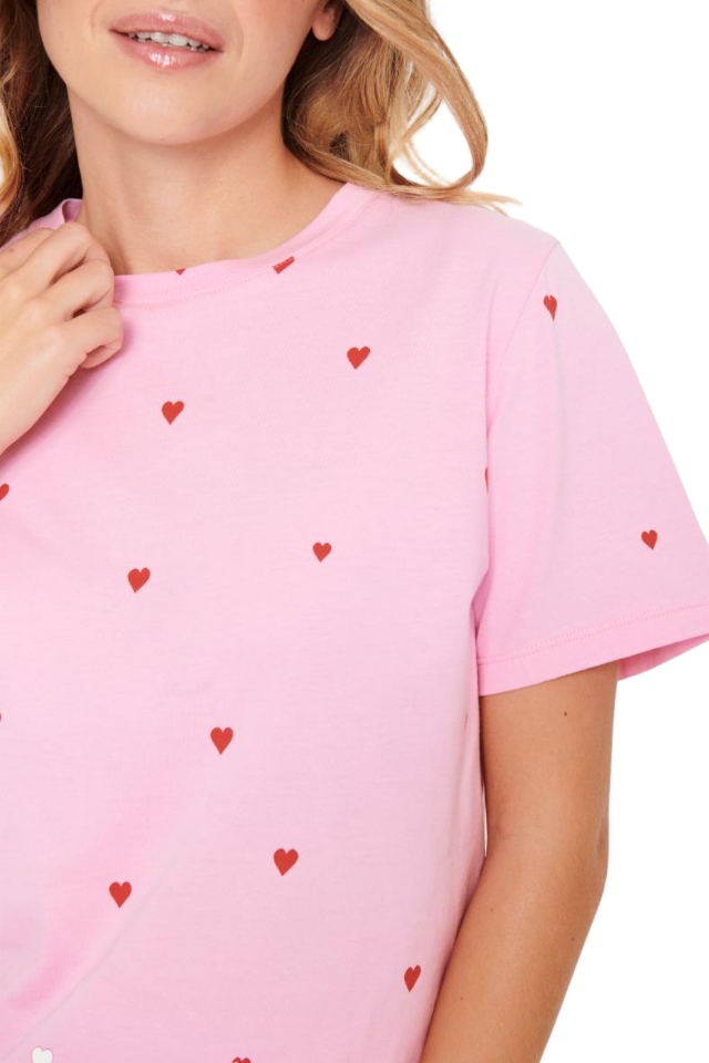 Dagni T-Shirt - Bonbon Flame Hearts