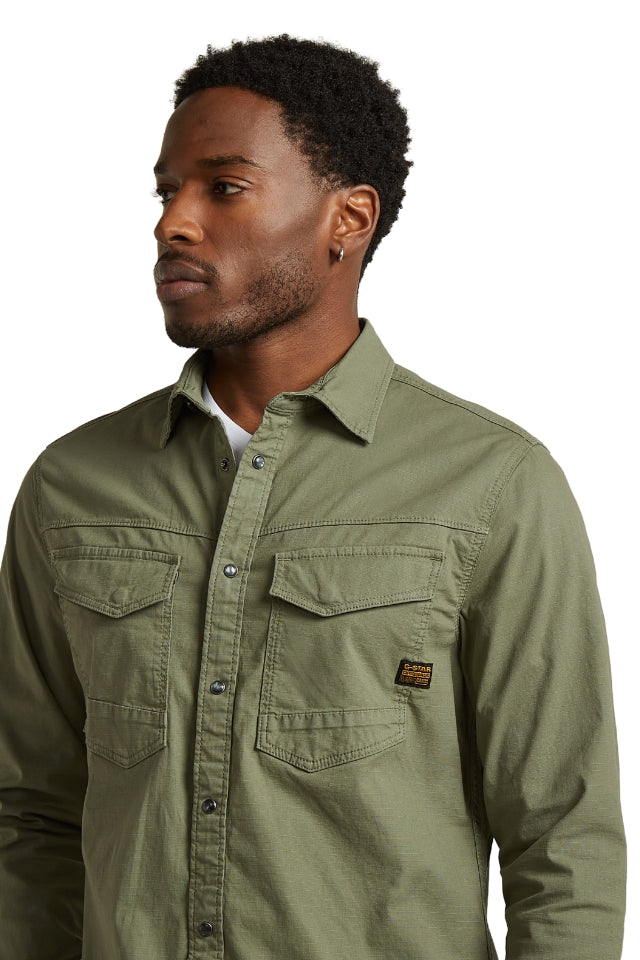 Dakota Slim Shirt Long Sleeve - Four Leaf Clover Gd