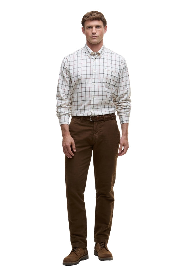 Deepfell Regular Tattersal Shirt - Fired Brick