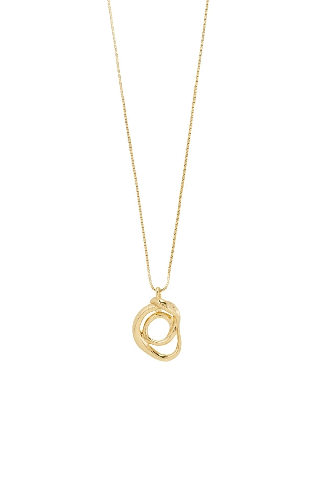 Diego Recycled Gold Plated Necklace