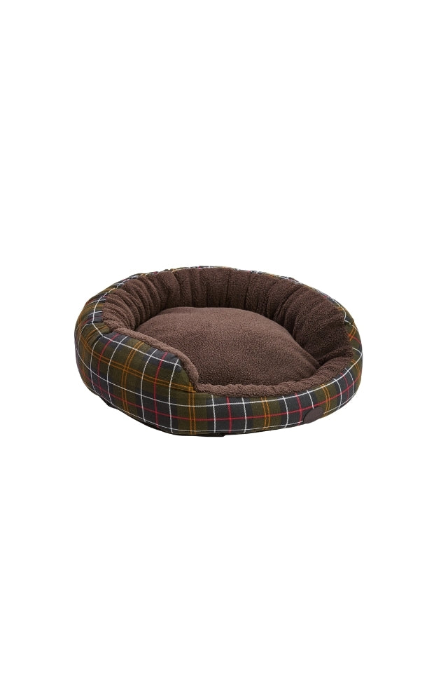 Dog Snuggle Bed 30" - Classic Tartan
