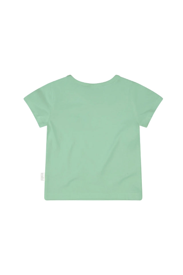 Dreamtime Organic Logo Tee - Teal