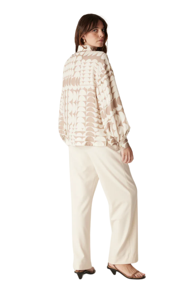 Dune Blouse - Half Moon Print