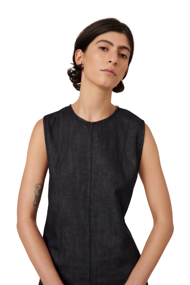 Ensemble Dress - Black Ecru