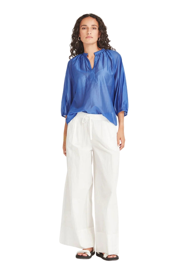 Erika Blouse - Azure Blue