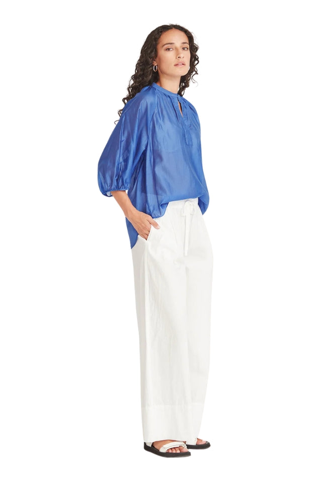Erika Blouse - Azure Blue