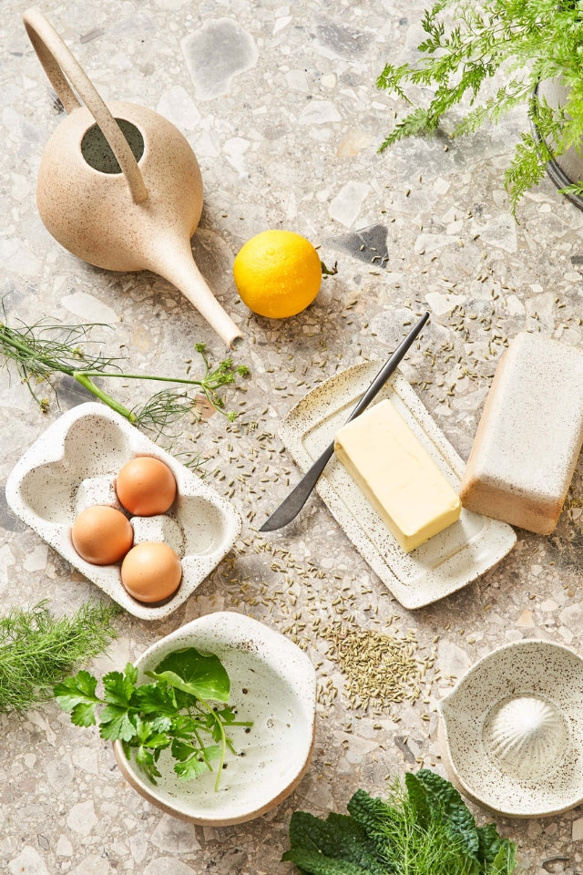 Egg Crate - 6 Cup White Garden To Table