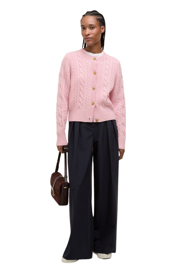 Elina Knitted Cardigan - Cherry Blossom