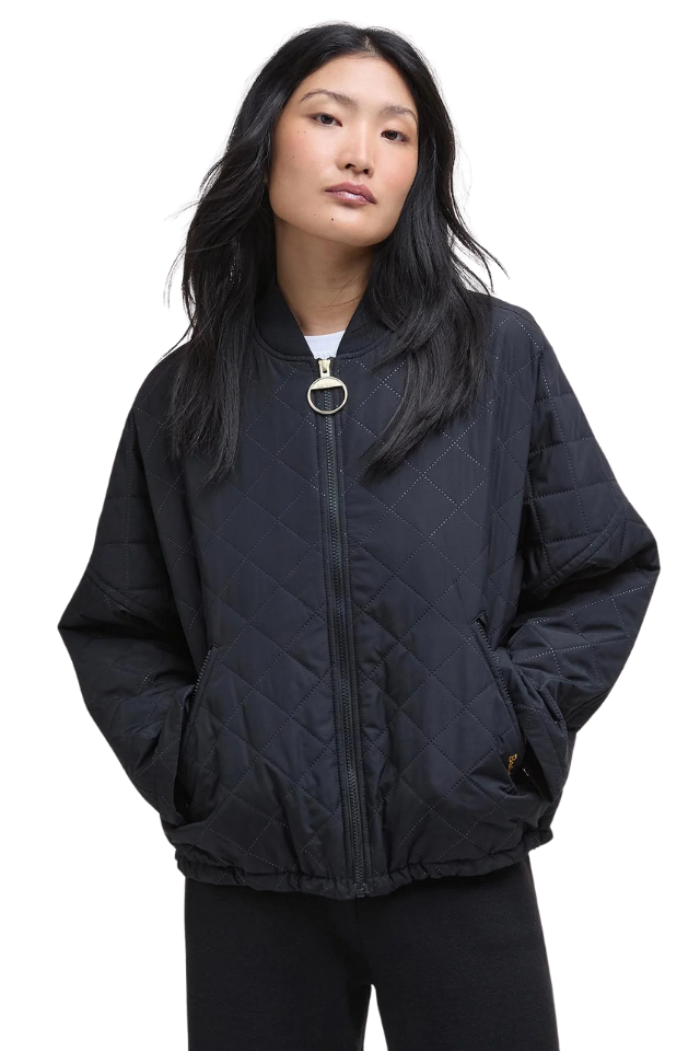 Emlyn Quilt - Black/Ancient