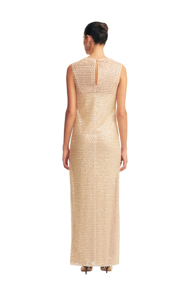 Everly High Neck Sleeveless Maxi Dress