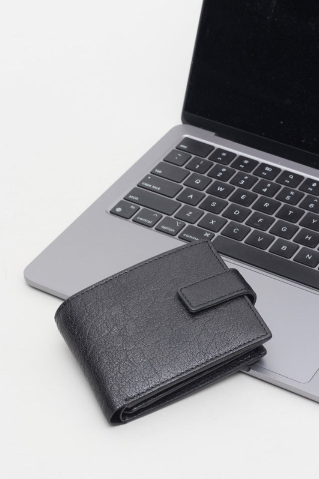 Executive Card & Coin Wallet - Black