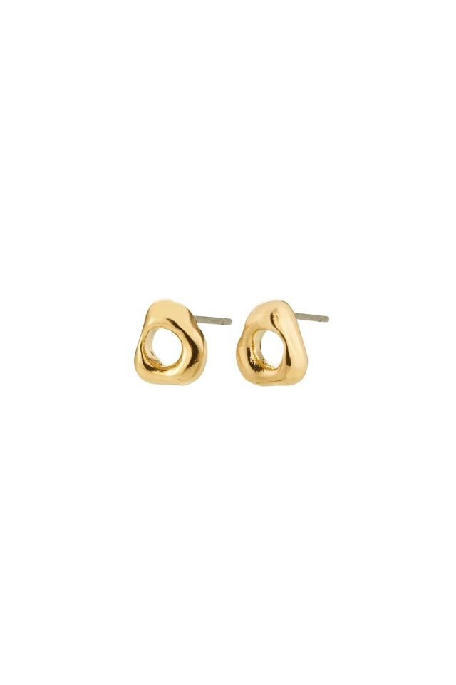 Free Recycled Earrings - Gold Plated