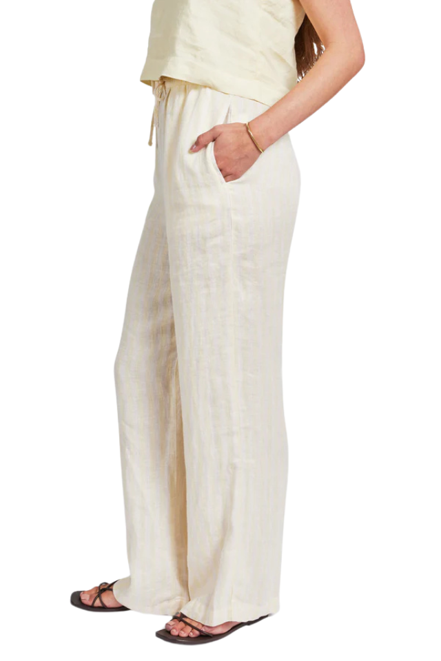 Farrelly Pant - Pine Lemon