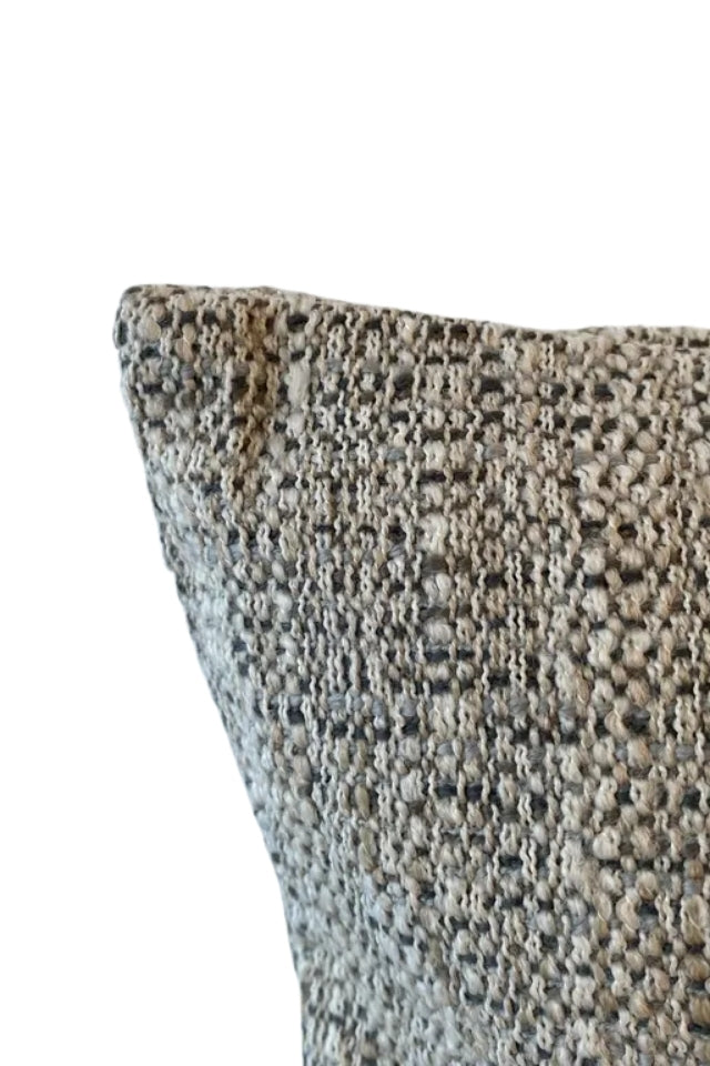 Feather Filled Accent Cushion - Neutral Grey