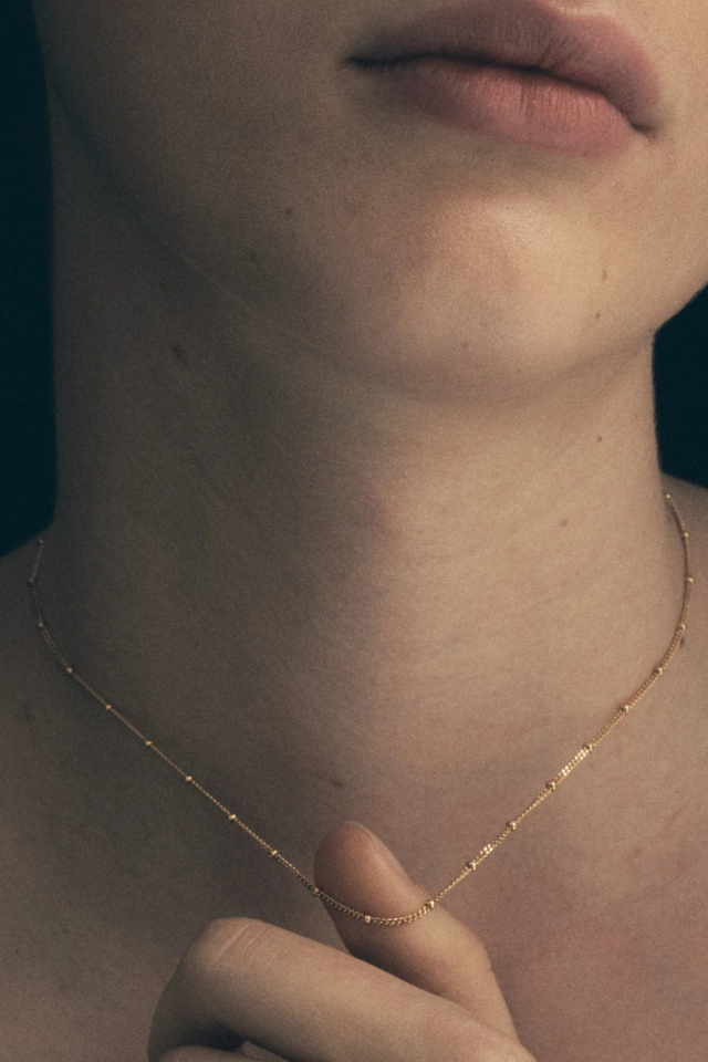 Fine Choker Chain Necklace