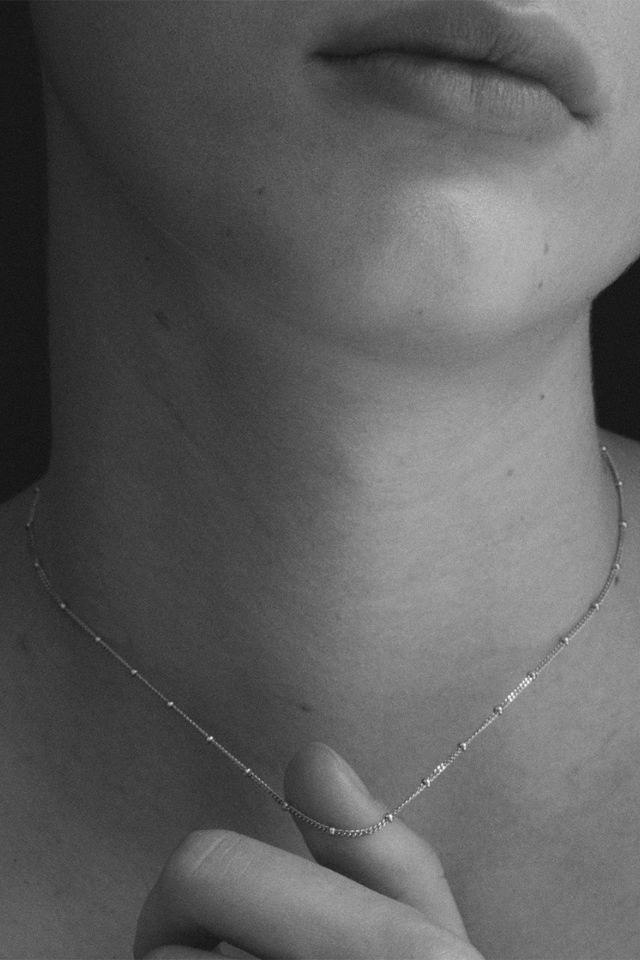 Fine Choker Chain Necklace