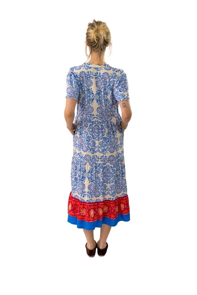 Freddy Midi Dress - Light Blue