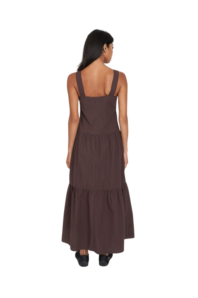 Freida Maxi Dress - Chestnut