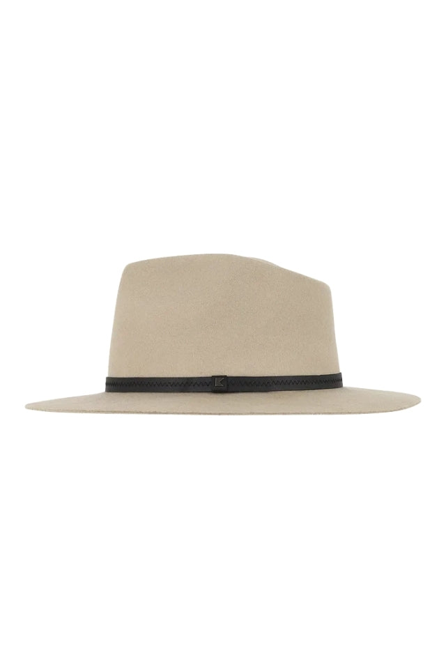 Goodwin Wide Brim Fedora - Natural