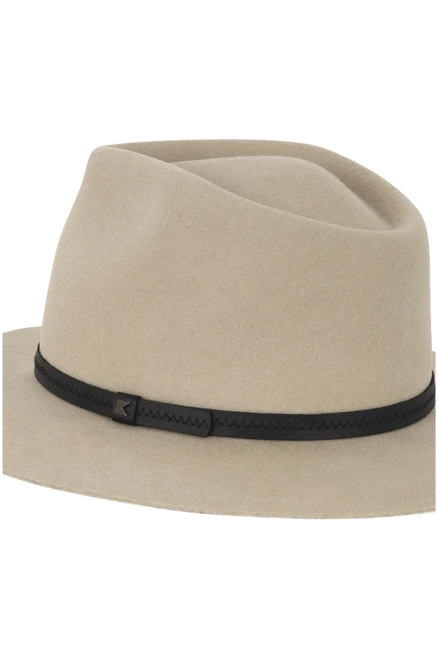 Goodwin Wide Brim Fedora - Natural