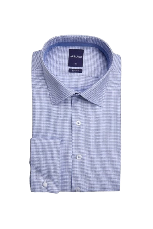 Gritti Palace Puppytooth Slim Fit Shirt - Blue