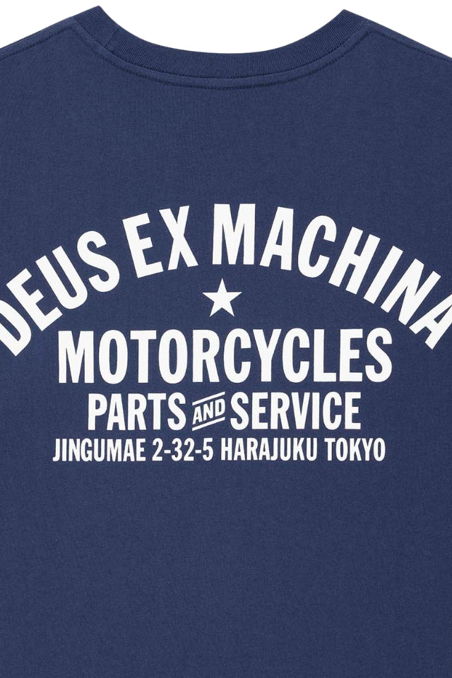 Harajuku Address Tee - Mechanic Blue