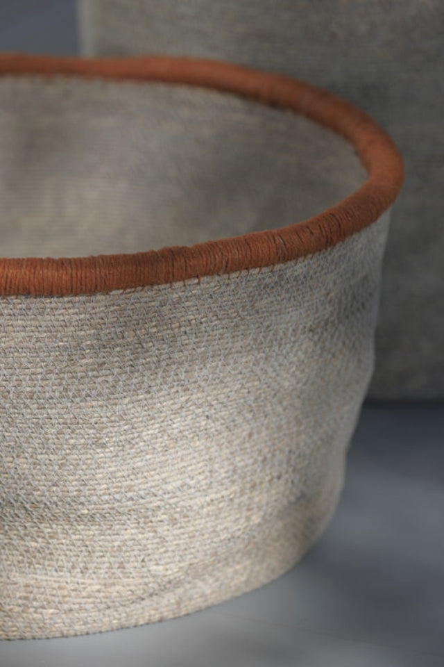 Arena Storage Basket - Haze/Chestnut